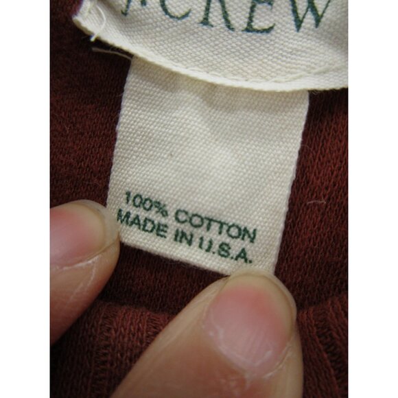VINTAGE J Crew Top XL Pullover Shirt 90s Minimalist Base Layer USA - Picture 9 of 10